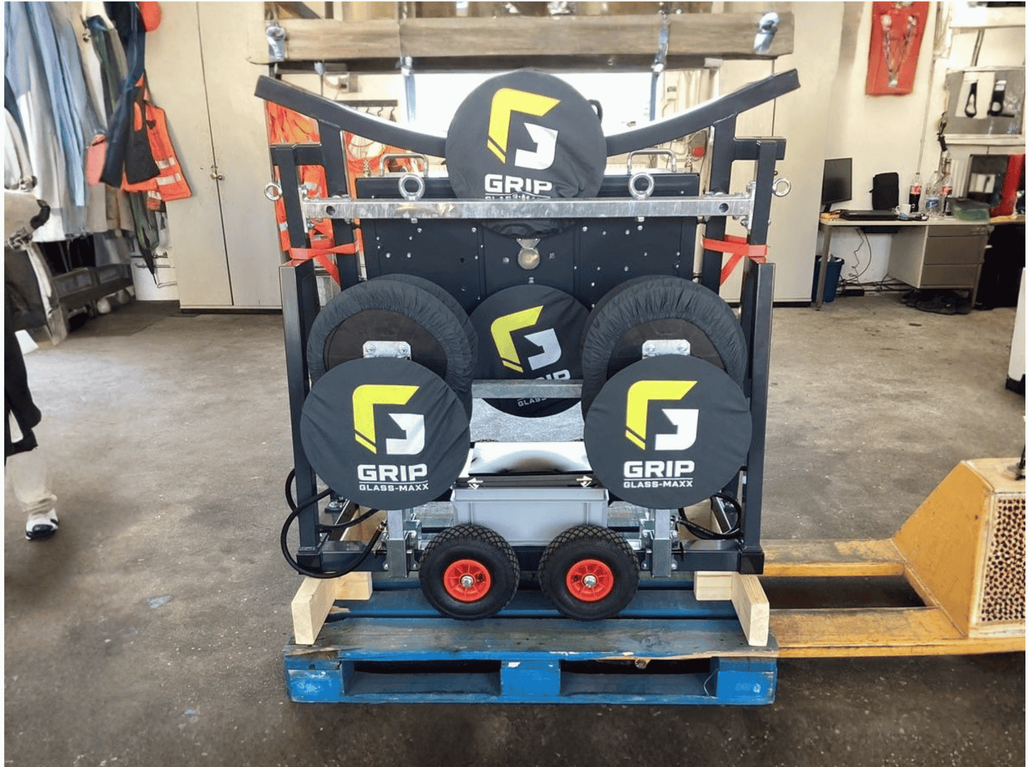 Glass-Maxx S1000 inkl. Remote Control und Transportwagen