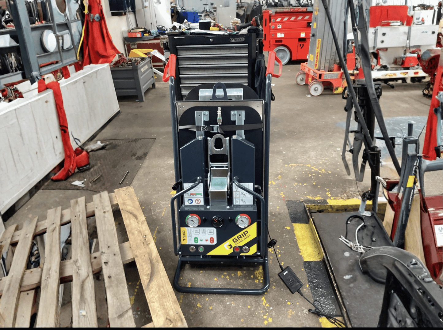 Glass-Maxx CX5-L inkl. Remote Control und Transportwagen