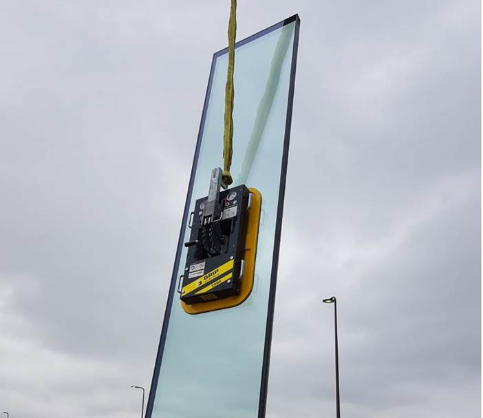 Glass-Maxx C600 inkl. RemoteControl und Transportwagen Grip Lifting